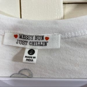 Messy Bun Just Chillin Tops - Messy Bun Just Chillin' Koala Cropped Tee Messy Bun Just Chillin Tops - Messy Bun Just Chillin' Koala Cropped Tee